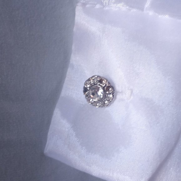 Women's XL Onyx Nite Vintage Glossy Front Wrap Shirt - Picture 7 of 17